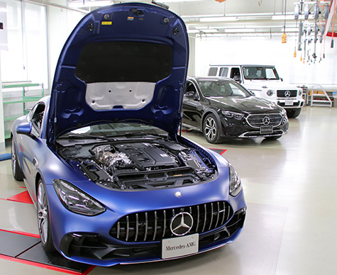 １級自動車整備士養成課程の学生に「メルセデス・ベンツ技術講習会」を実施